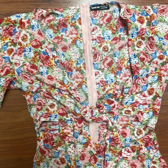 Shein Midi Floral Summer Dress size small - Picture 5 of 8